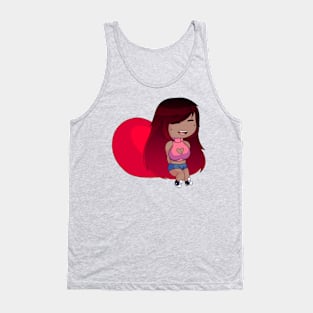 Heart Chibi Kiki Tank Top